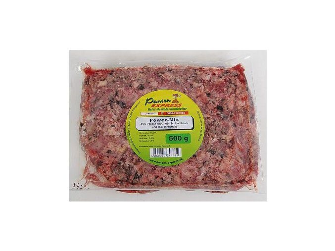 Hovězí komplet s lososem a zeleninou 500 g - BARF Komplett